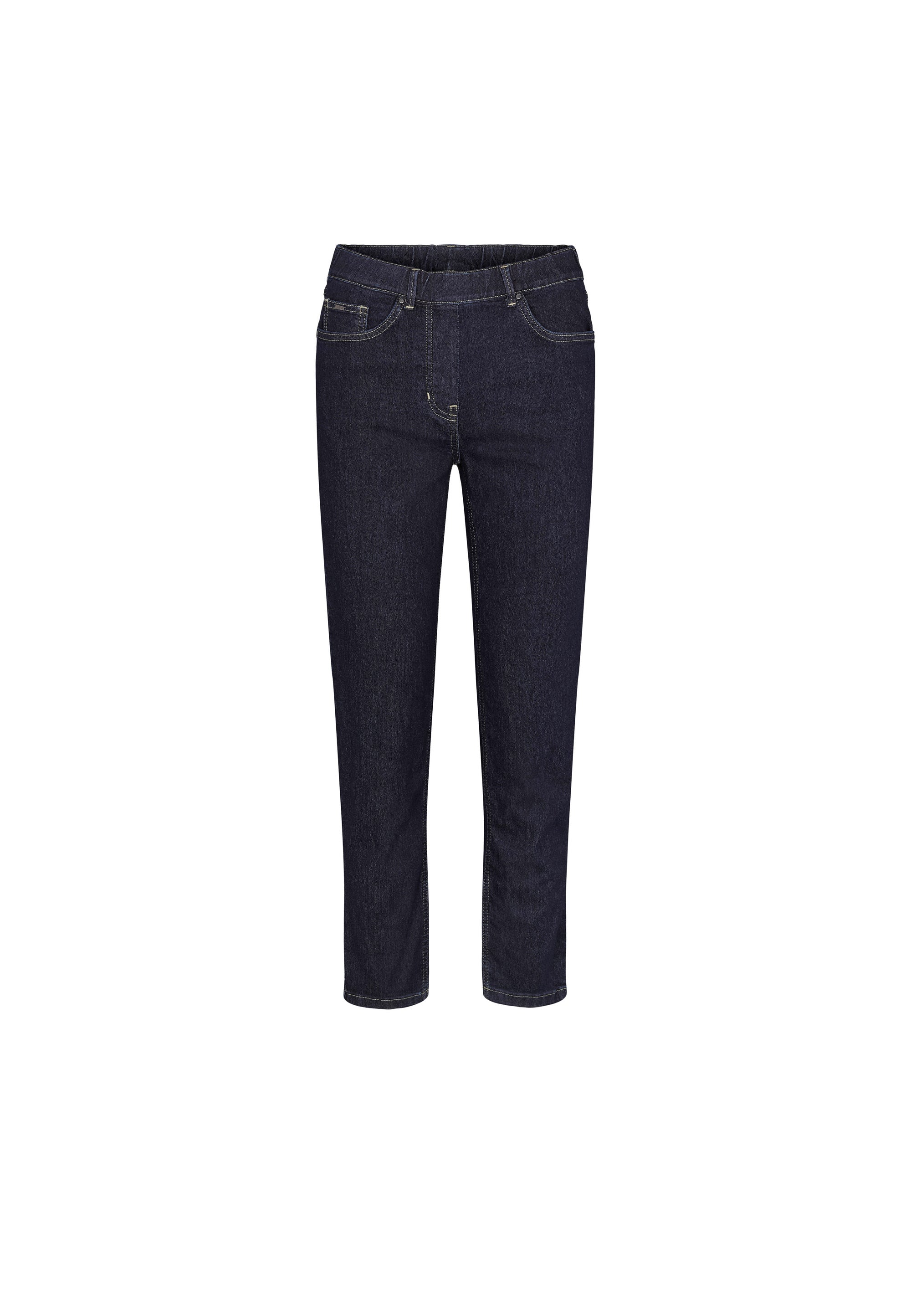 LAURIE  Hannah Regular - Extra Short Length Trousers REGULAR 49501 Dark Blue Denim