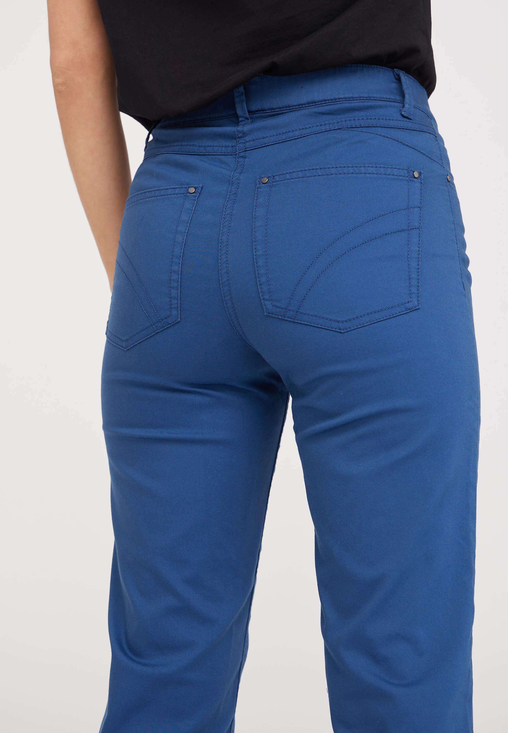 LAURIE Hannah Regular - Extra Short Length Trousers REGULAR 47000 Nordic Blue