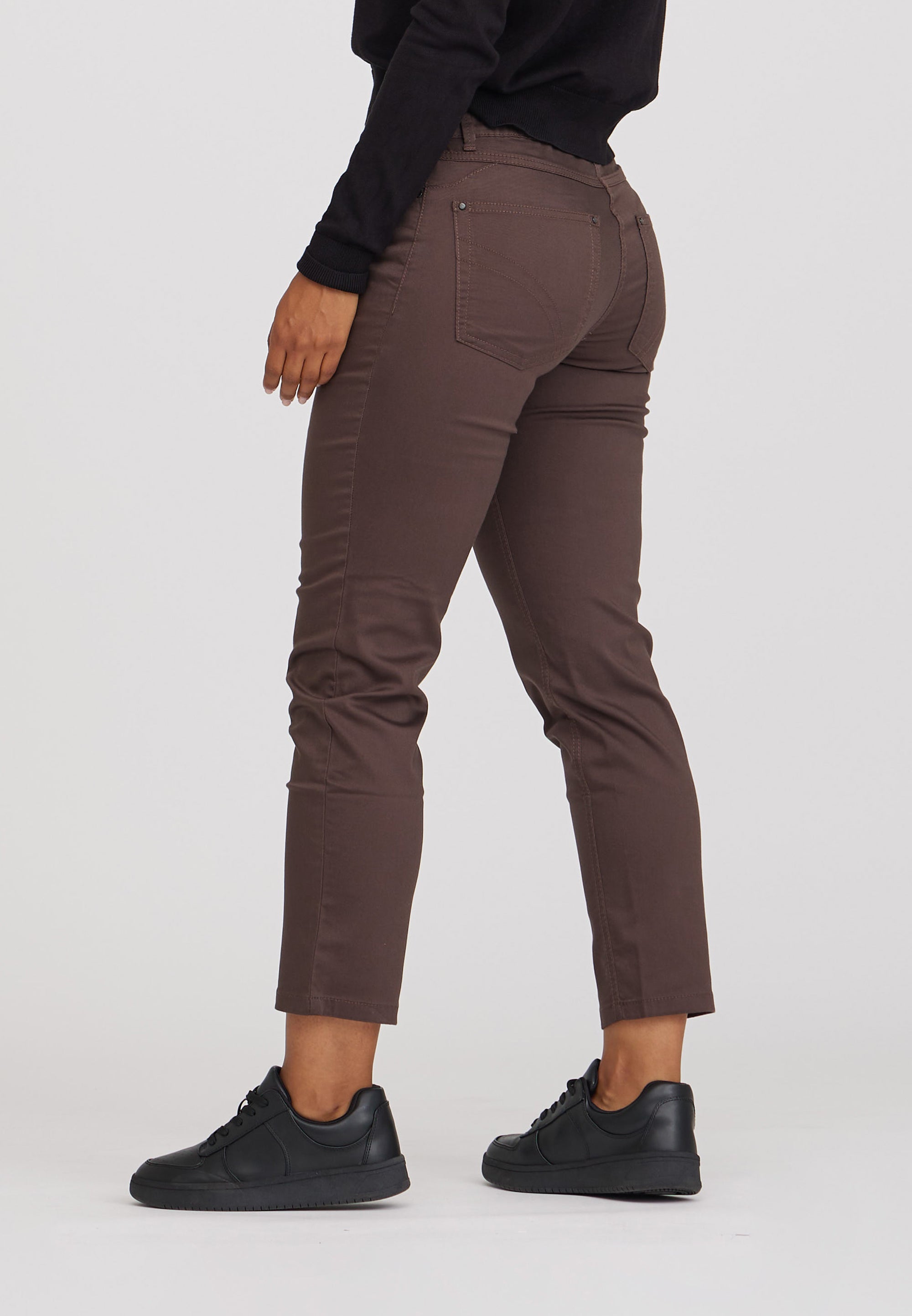 LAURIE Hannah Regular - Extra Short Length Trousers REGULAR 88000 Brown
