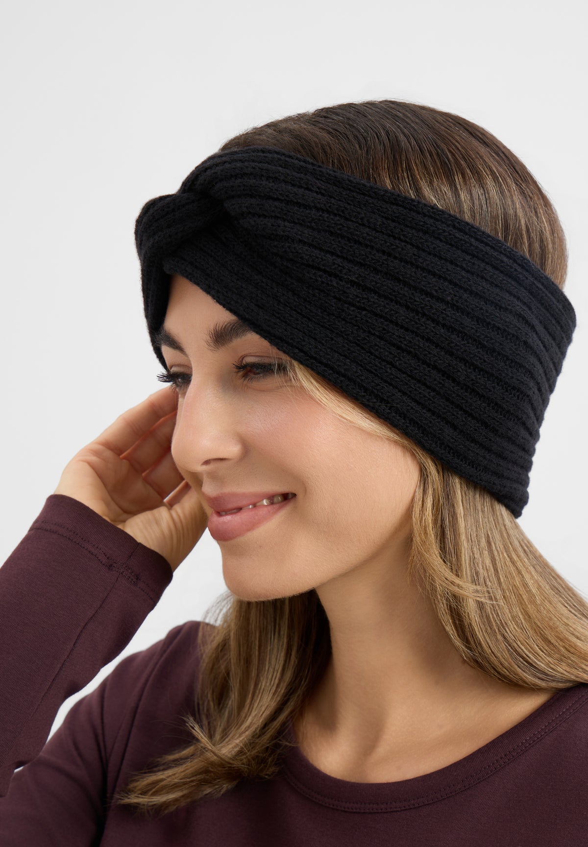 LAURIE Headband Twist Accessories 99000 Black