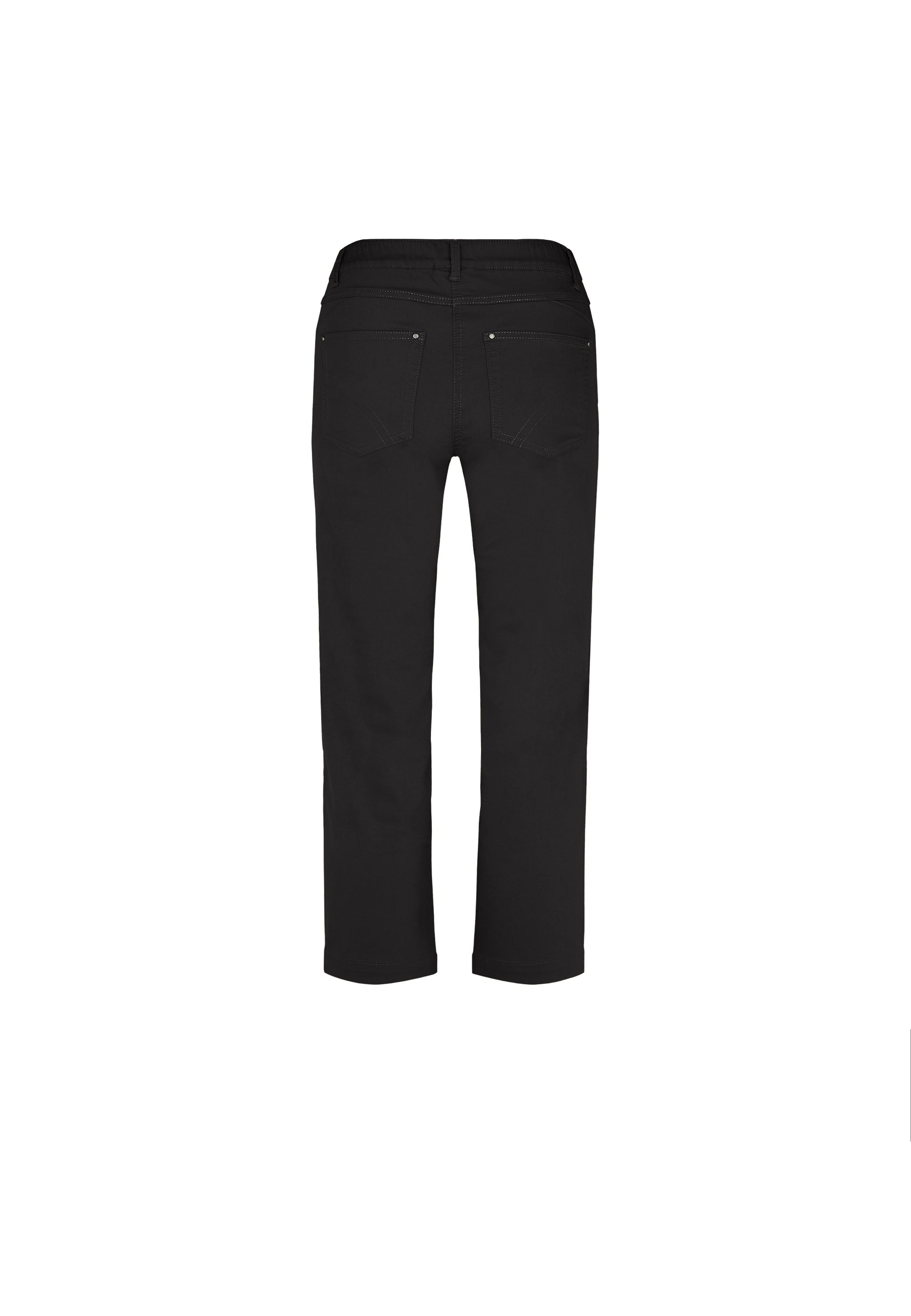 LAURIE Helen Straight - Extra Short Length Trousers STRAIGHT 99000 Black