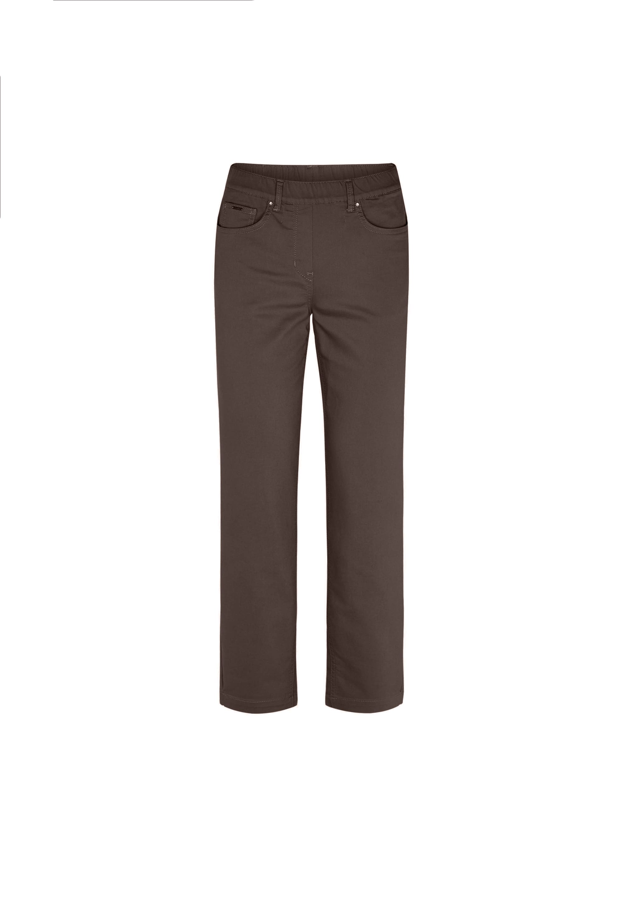 LAURIE Helen Straight - Medium Length Trousers STRAIGHT 88000 Brown