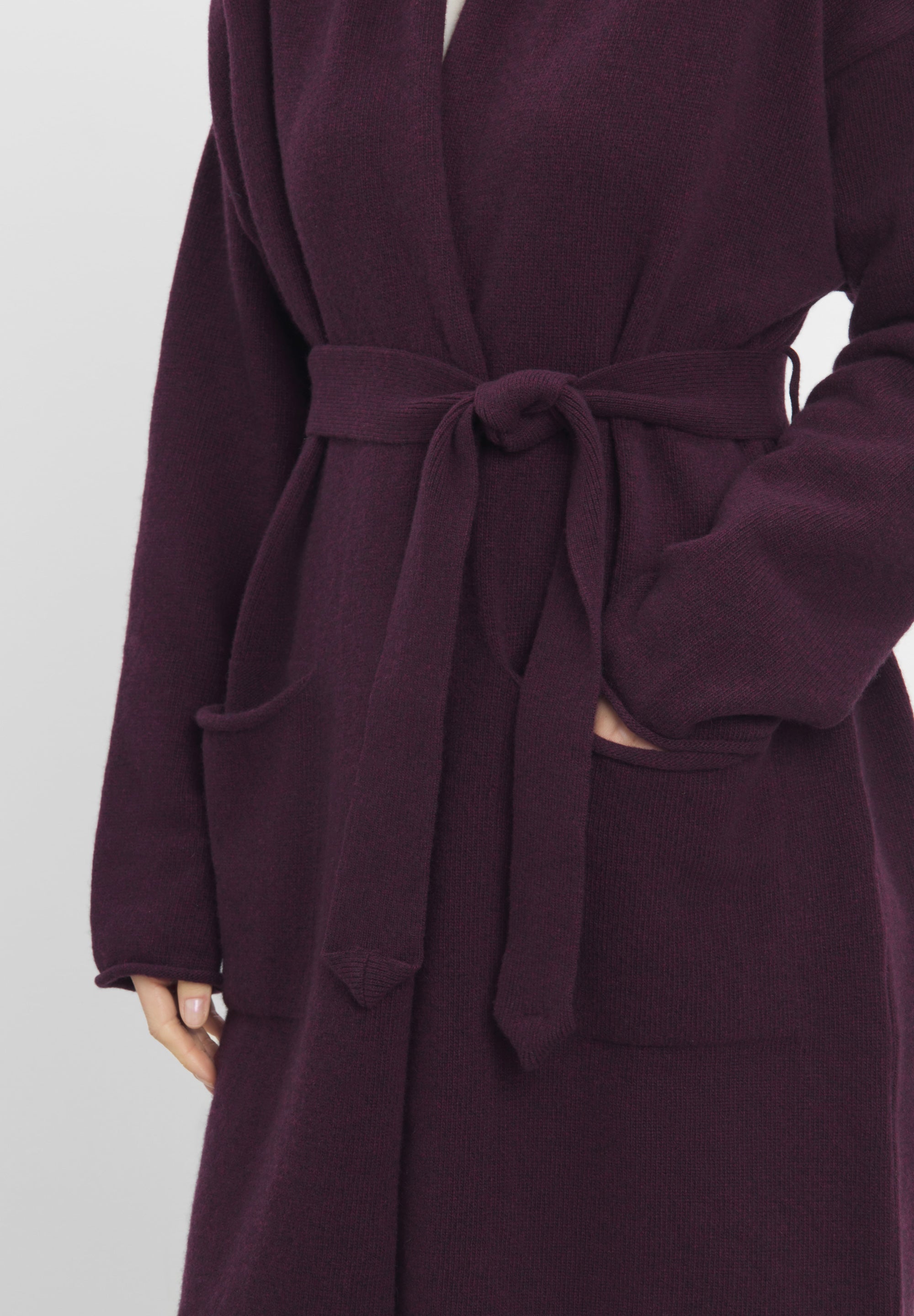 LAURIE Iris Cardigan Knitwear 66000 Zinfandel