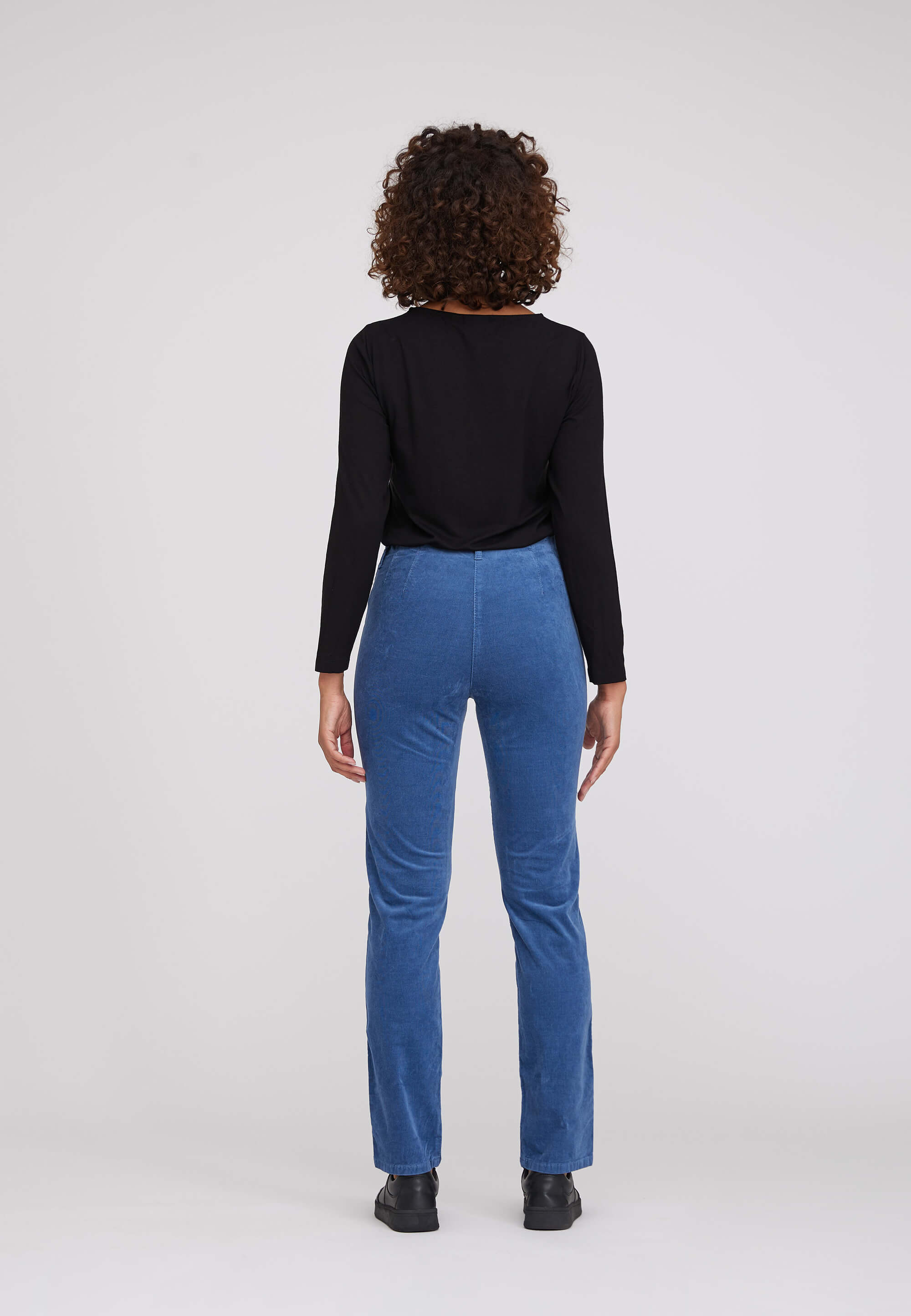 LAURIE Kelly Regular Corduroy - Medium Length Regular 47000 Nordic Blue