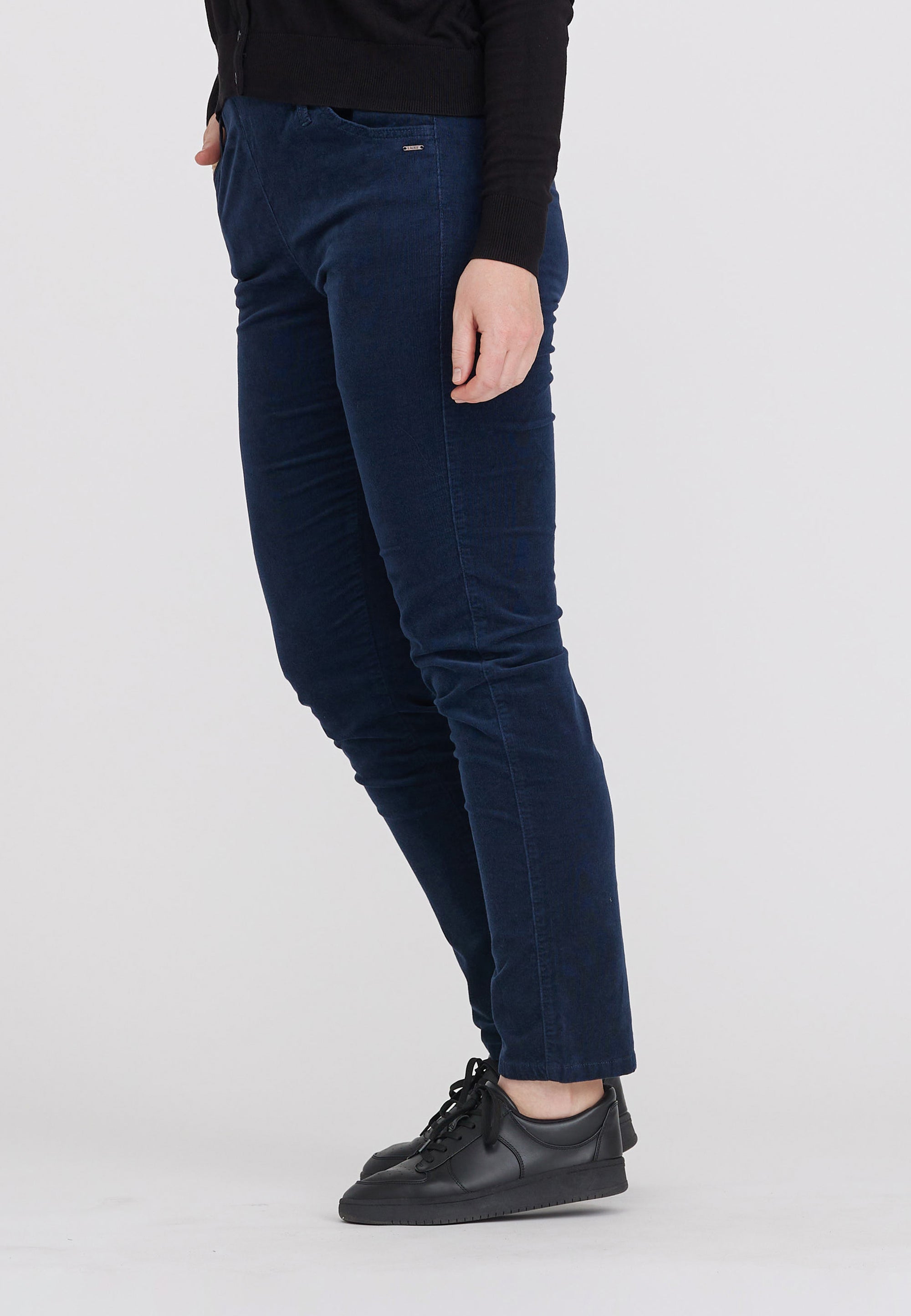 LAURIE Kelly Regular Corduroy - Medium Length Regular 49000 Navy