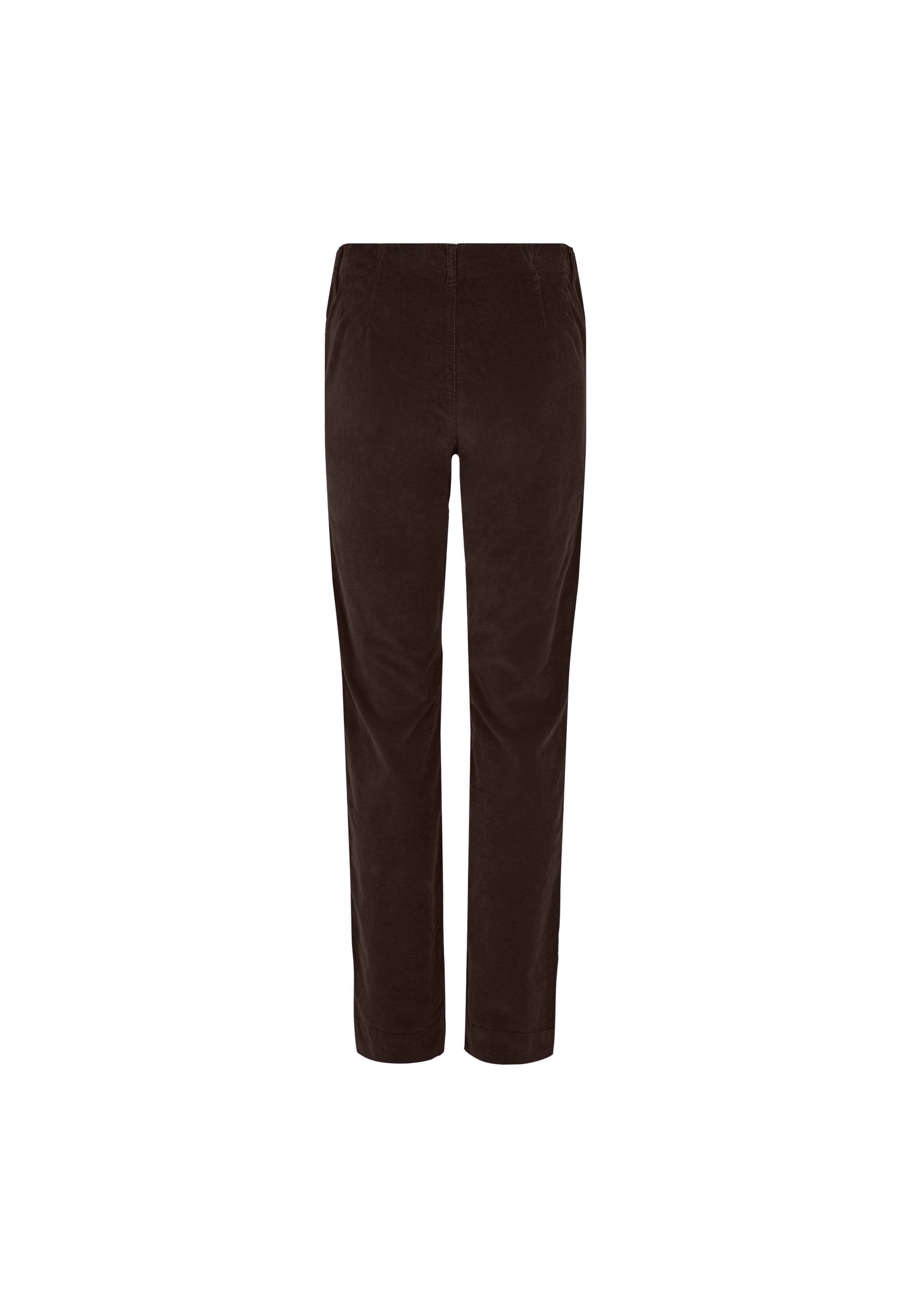 LAURIE  Kelly Regular Corduroy - Medium Length Trousers REGULAR 88000 Brown