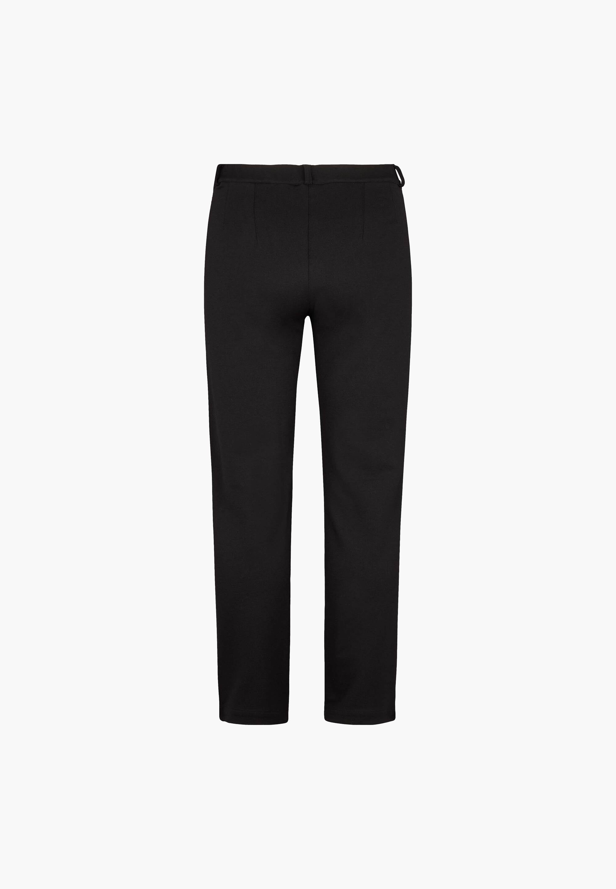 LAURIE  Kelly Regular Jersey - Medium Length Trousers REGULAR 99143 Black brushed
