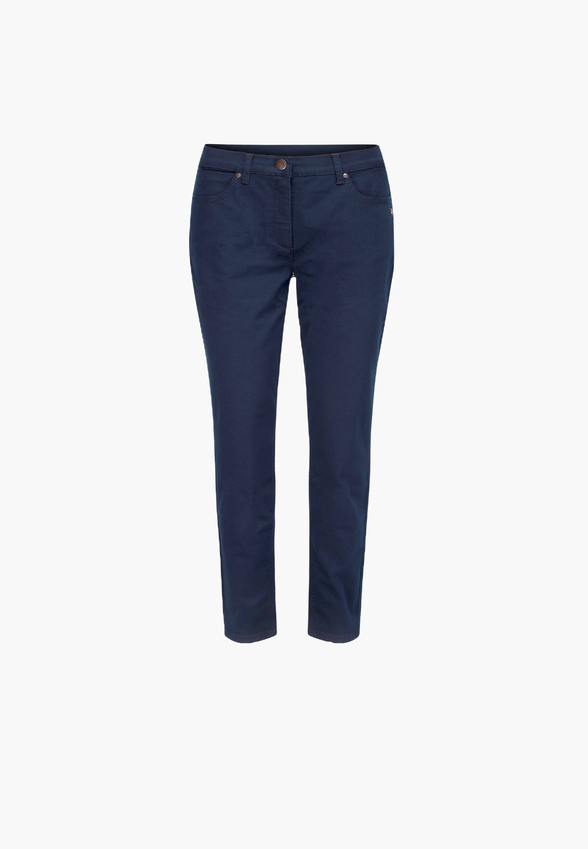 LAURIE  Laura Slim - Short Length Trousers SLIM 49000 Navy