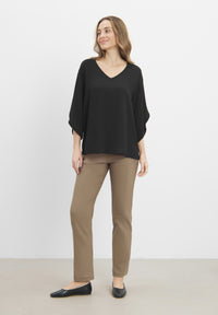 LAURIE Nadine Blouse 3/4 sleeves Blouses 99000 Black