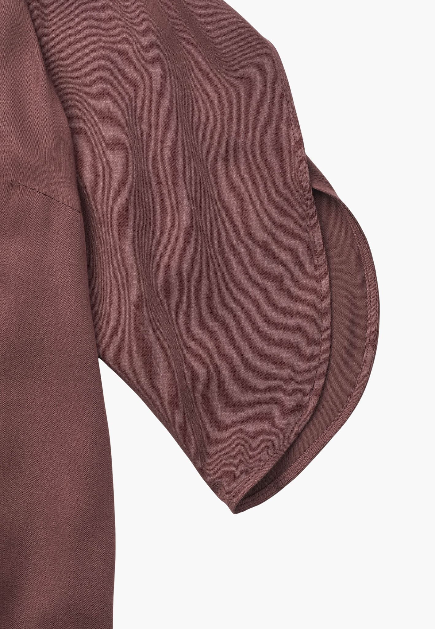 LAURIE Nelly Blouse - 3/4 Sleeves Relaxed 68000 Dark Plum