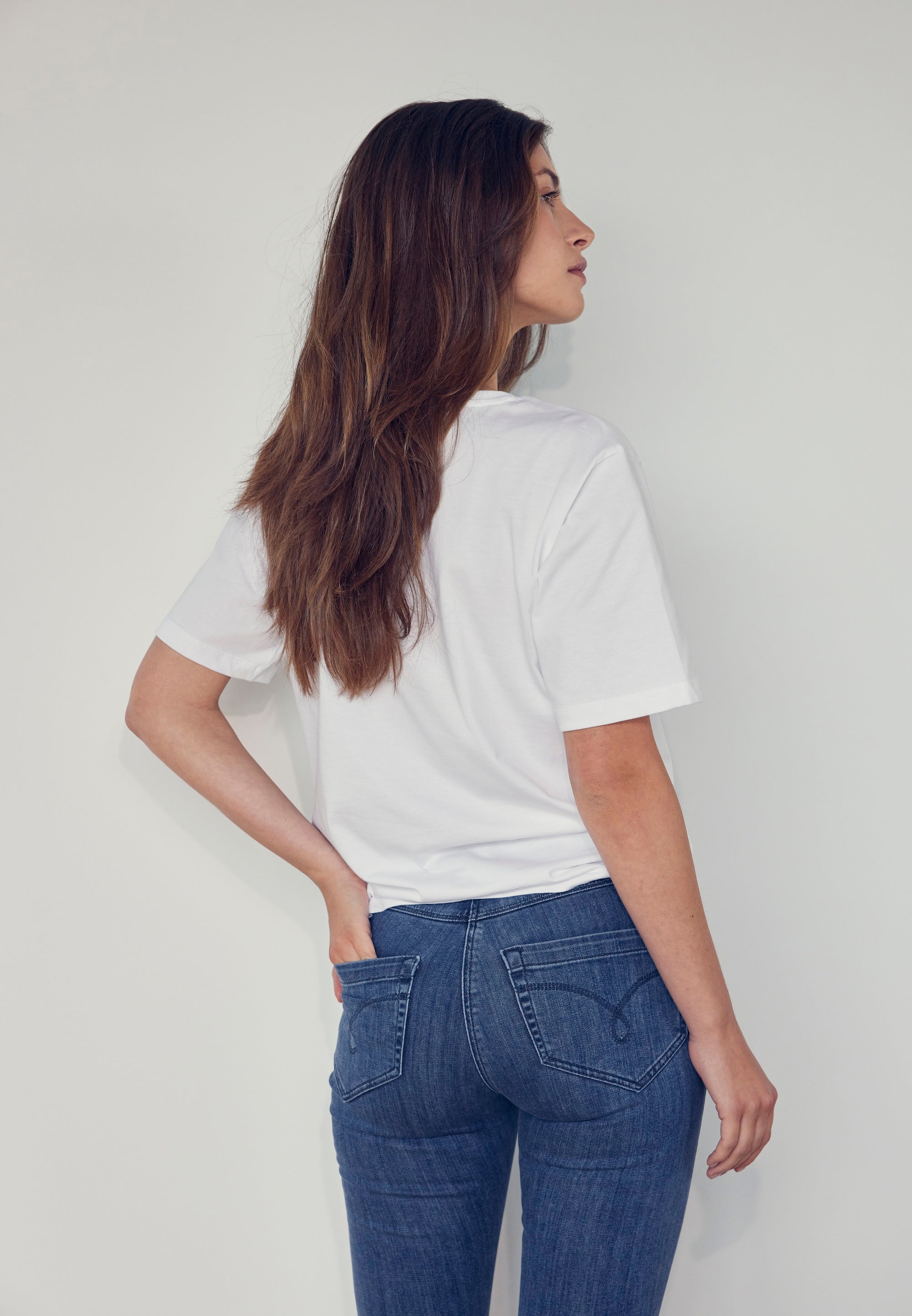 LAURIE  Olivia Skinny - Medium Length Skinny 45504 Medium Blue Denim