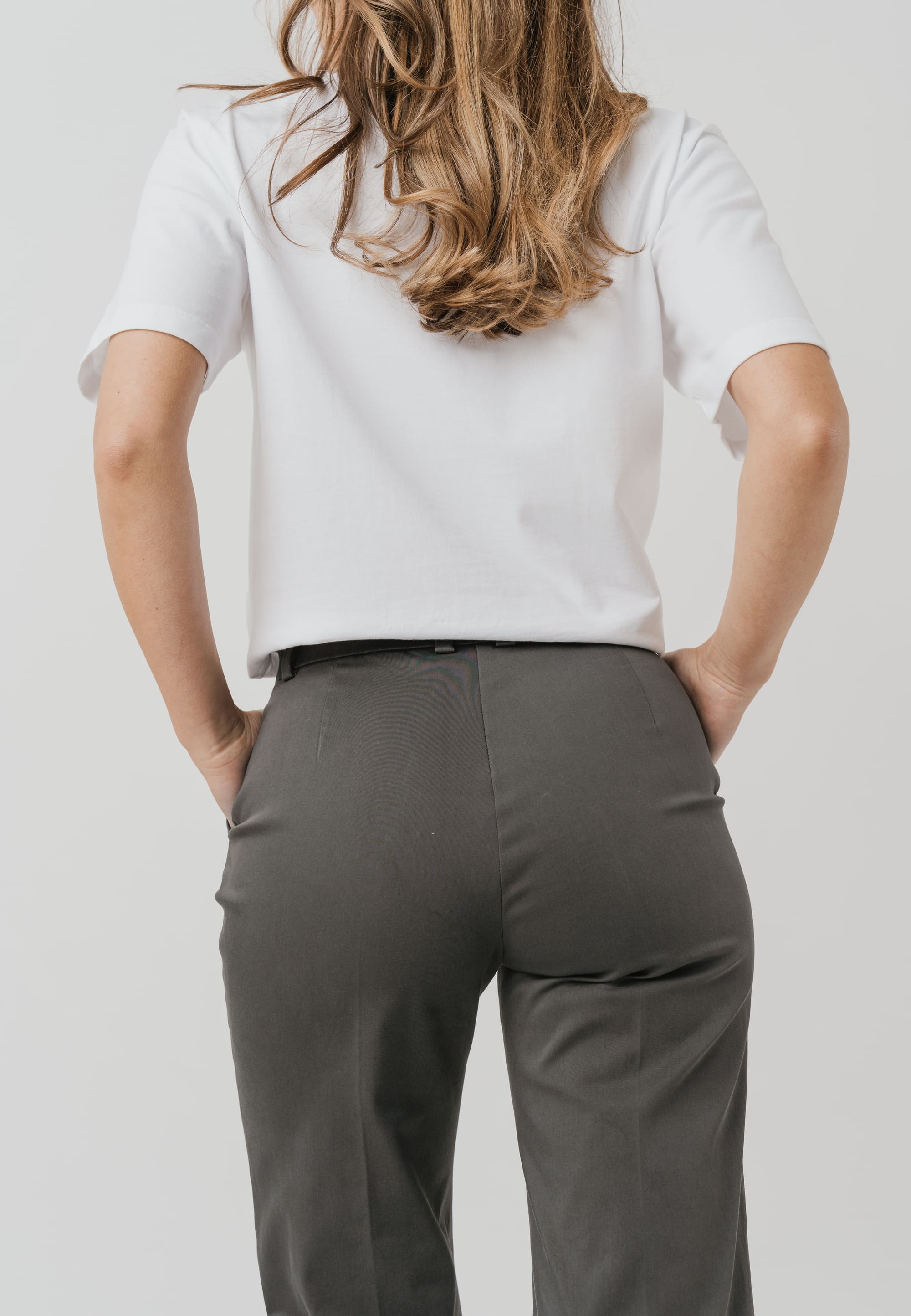 LAURIE Phoebe Loose ML Trousers LOOSE 97115 Anthracite