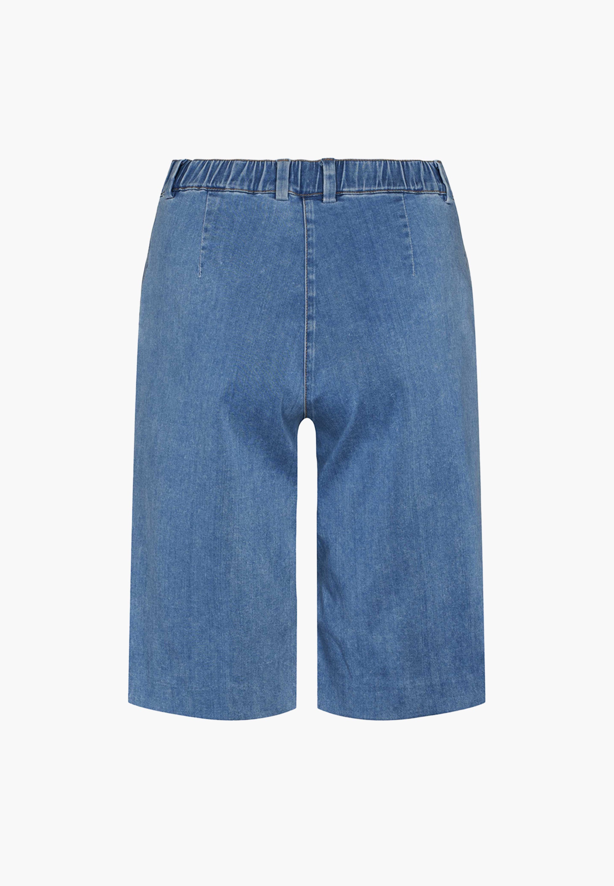 LAURIE  Phoebe Loose Shorts Trousers LOOSE 44399 Washed Blue Denim