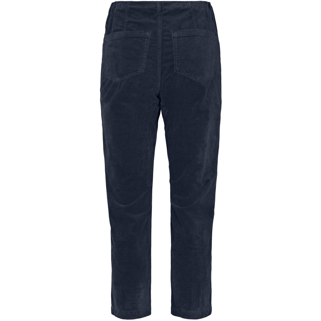 LAURIE Piper Pure Regular Corduroy - Cropped Regular 49000 Navy