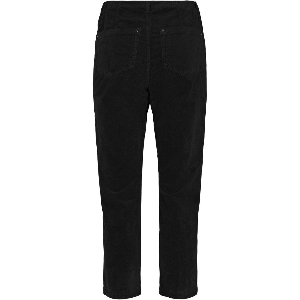 LAURIE Piper Pure Regular Corduroy - Cropped Regular 99000 Black
