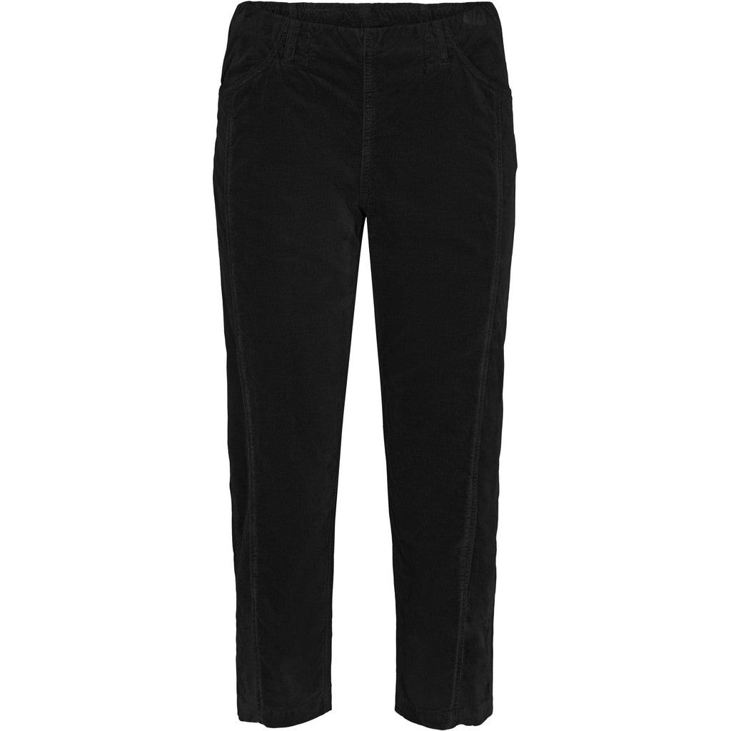 LAURIE Piper Pure Regular Corduroy - Cropped Regular 99000 Black