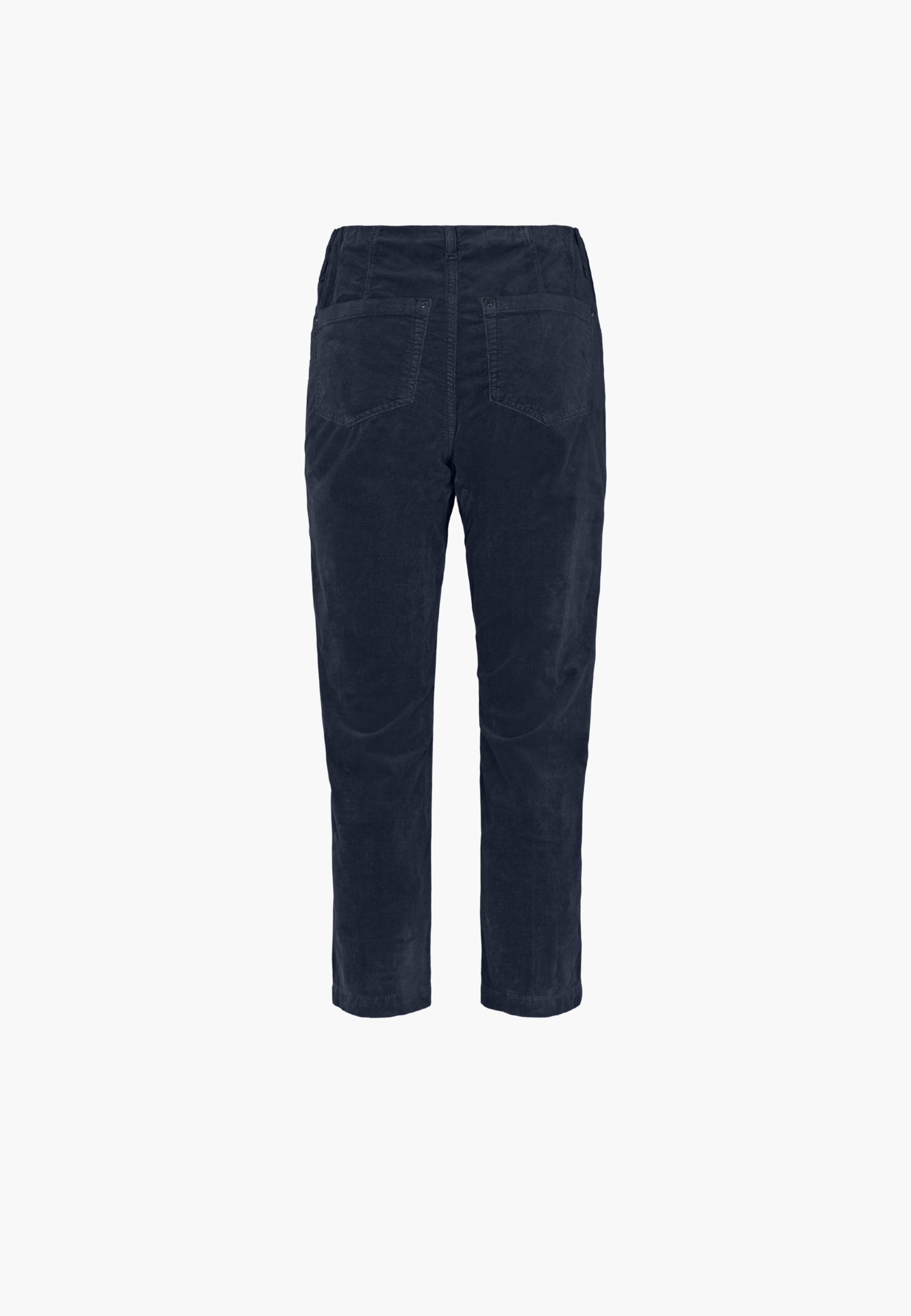 LAURIE Piper Pure Regular Corduroy - Cropped Regular 49000 Navy