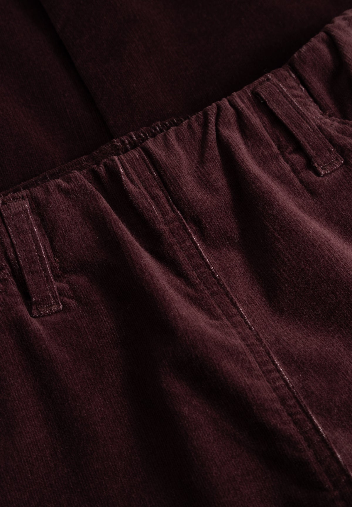 LAURIE Piper Pure Regular Corduroy - Cropped Regular 68000 Dark Plum