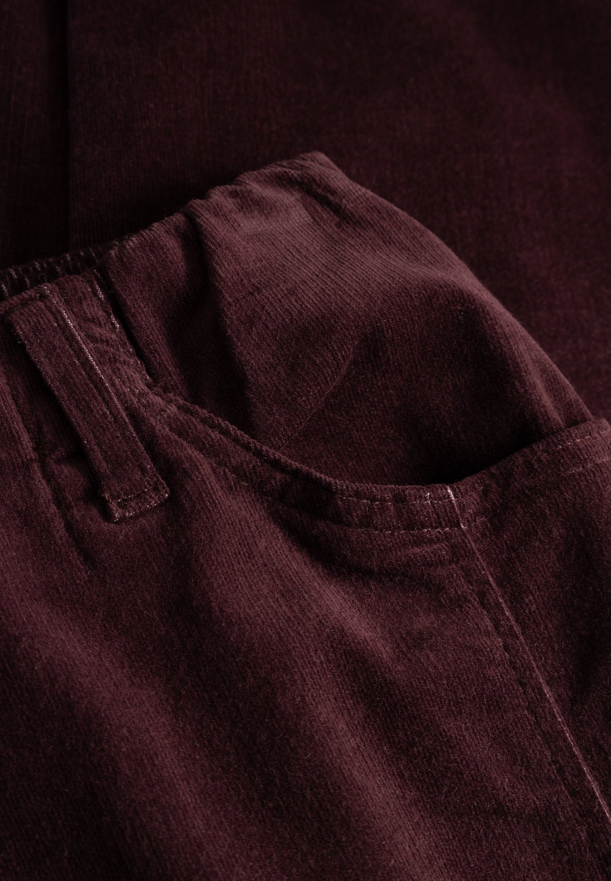 LAURIE Piper Pure Regular Corduroy - Cropped Regular 68000 Dark Plum
