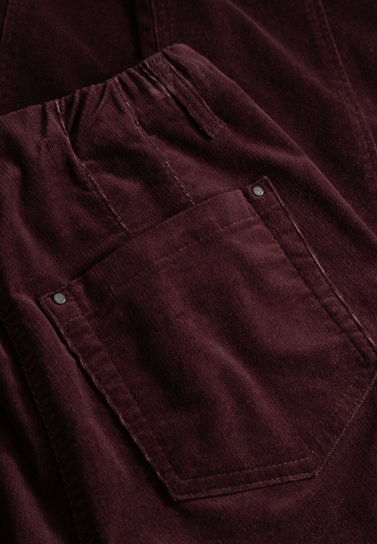 LAURIE Piper Pure Regular Corduroy - Cropped Regular 68000 Dark Plum
