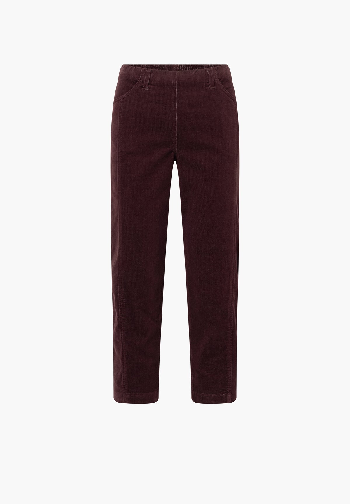 LAURIE Piper Pure Regular Corduroy - Cropped Regular 68000 Dark Plum