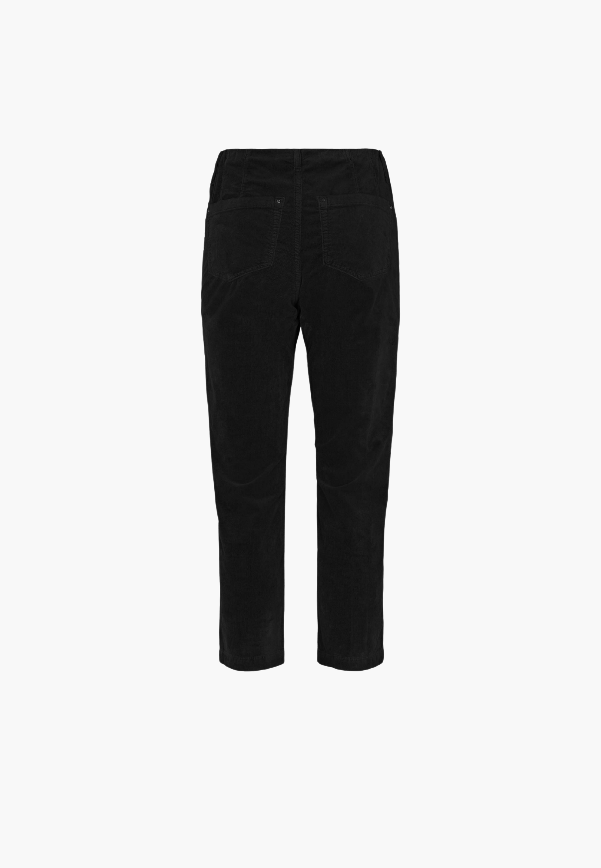 LAURIE Piper Pure Regular Corduroy - Cropped Regular 99000 Black