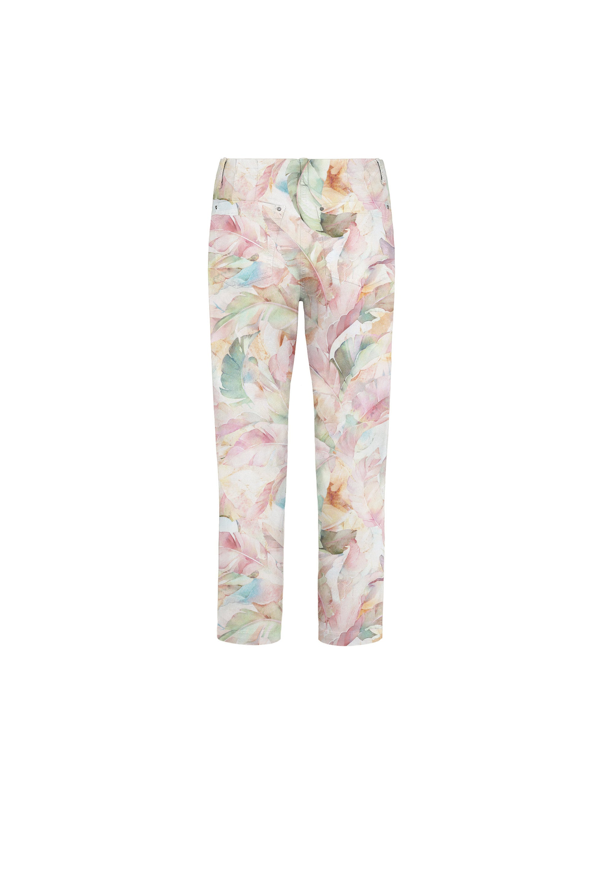 LAURIE  Piper Pure Regular Crop Trousers REGULAR 30010 Feather Print