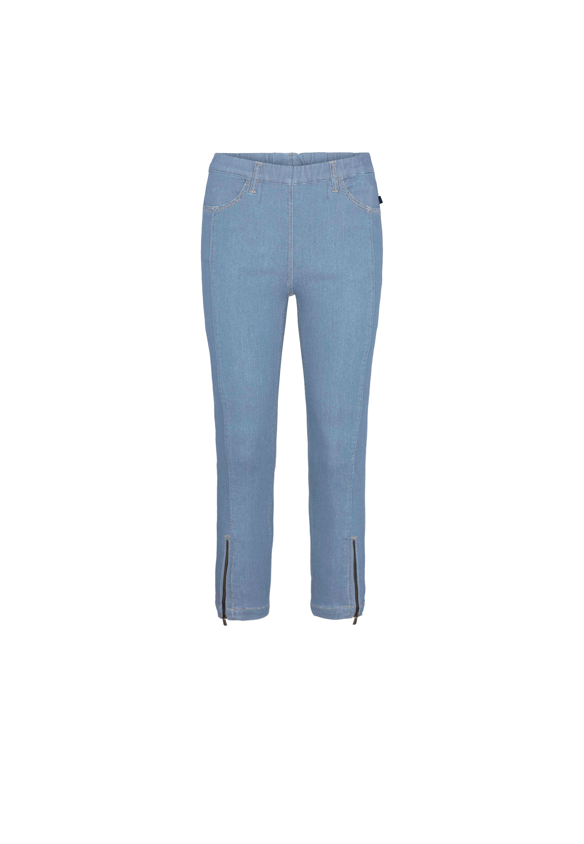 LAURIE Piper Regular Crop Trousers REGULAR 49301 Light Blue Denim