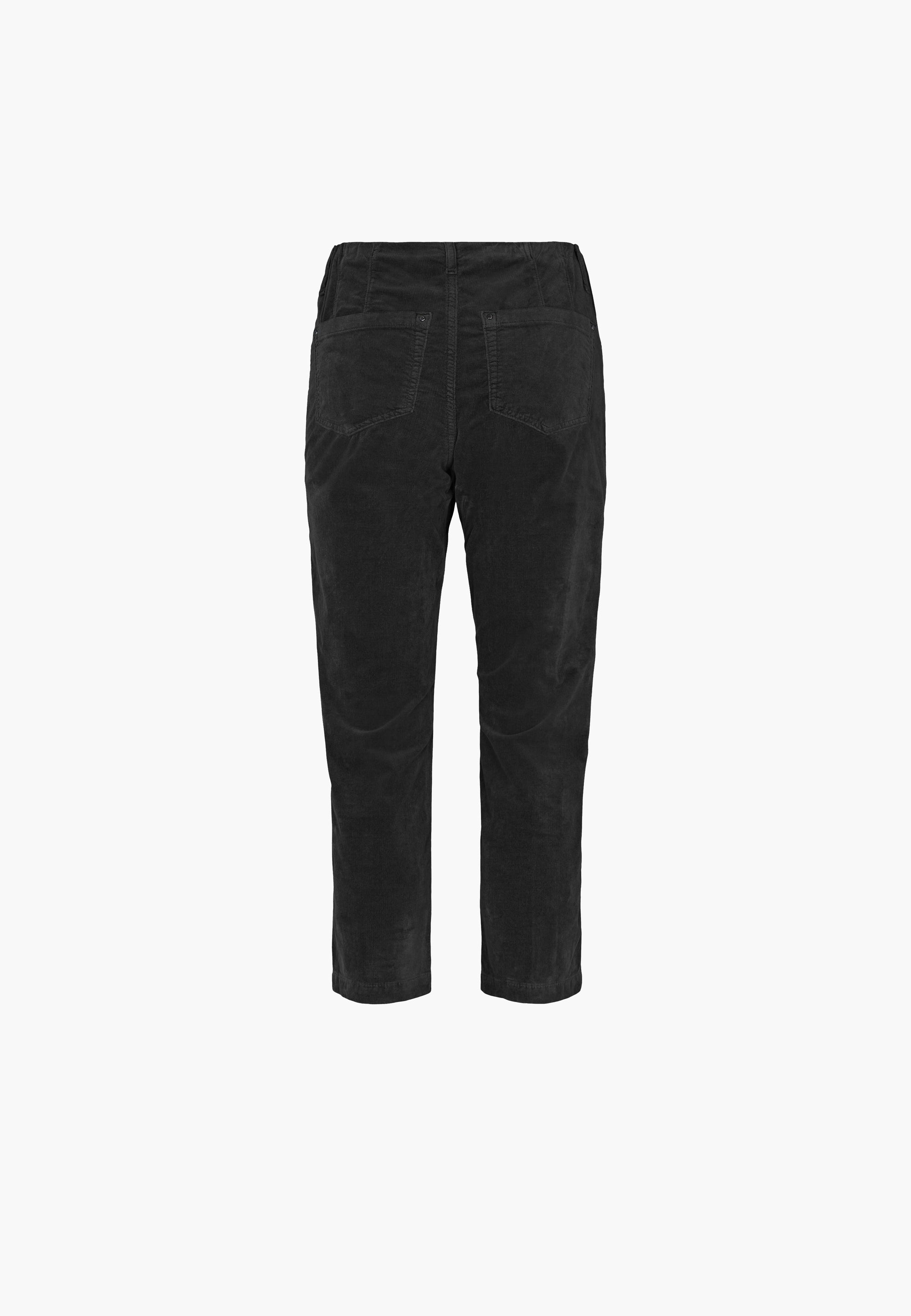 LAURIE Piper Regular corduroy Crop Regular 99000 Black