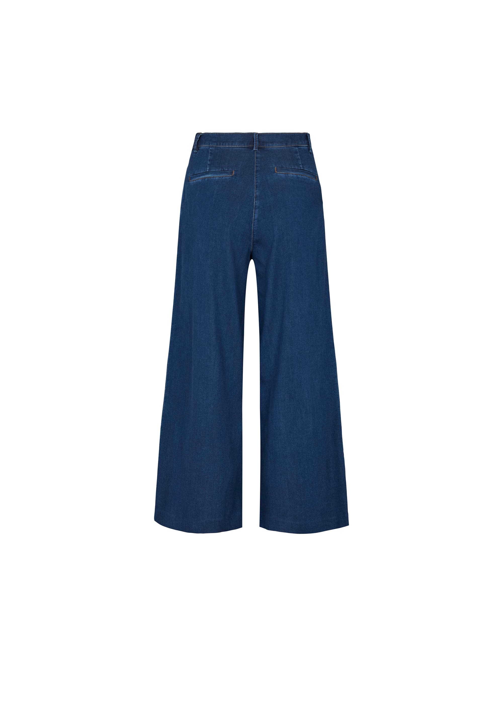 LAURIE  Rachel Loose Crop Trousers LOOSE 44506 Medium Blue Denim
