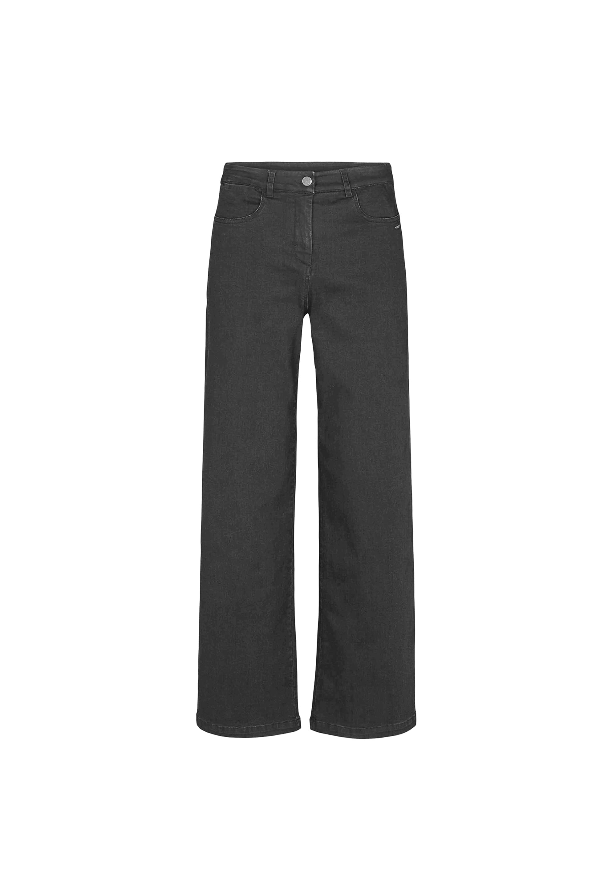 LAURIE Serene 5-pocket Loose - Long Length Trousers LOOSE 99000 Black
