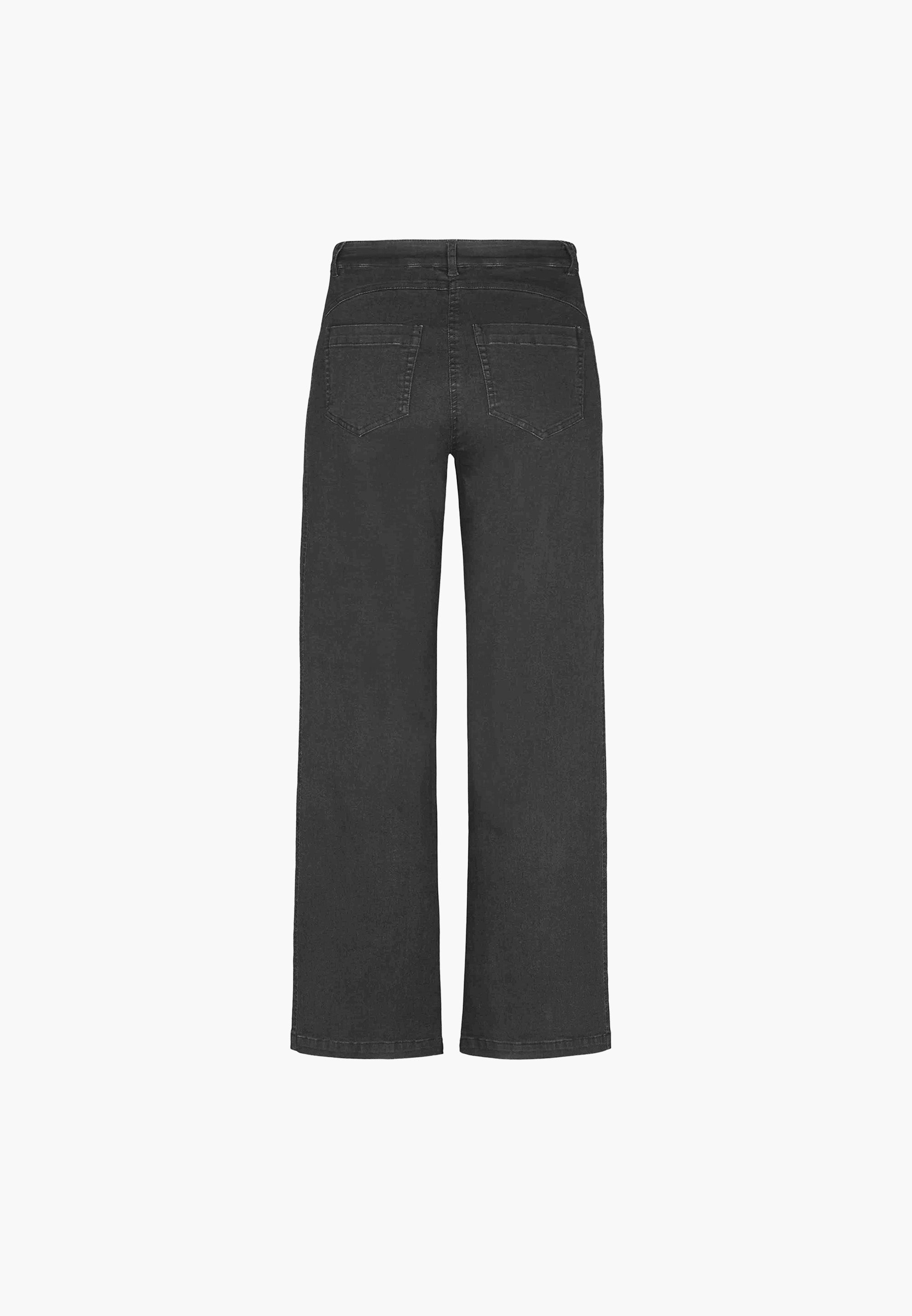 LAURIE  Serene 5-pocket Loose - Medium Length Loose 99000 Black
