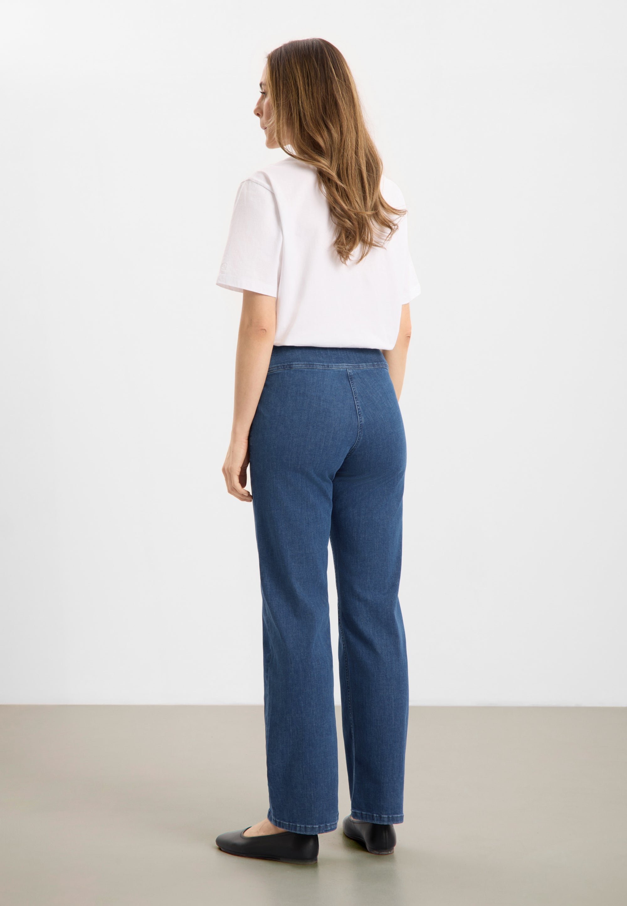 LAURIE Thea Straight - Medium Length Straight 49401 Blue Denim