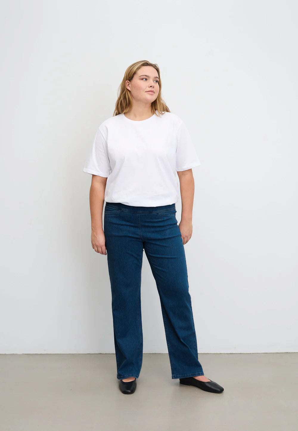 LAURIE  Thea Straight - Short Length Straight 49401 Blue Denim