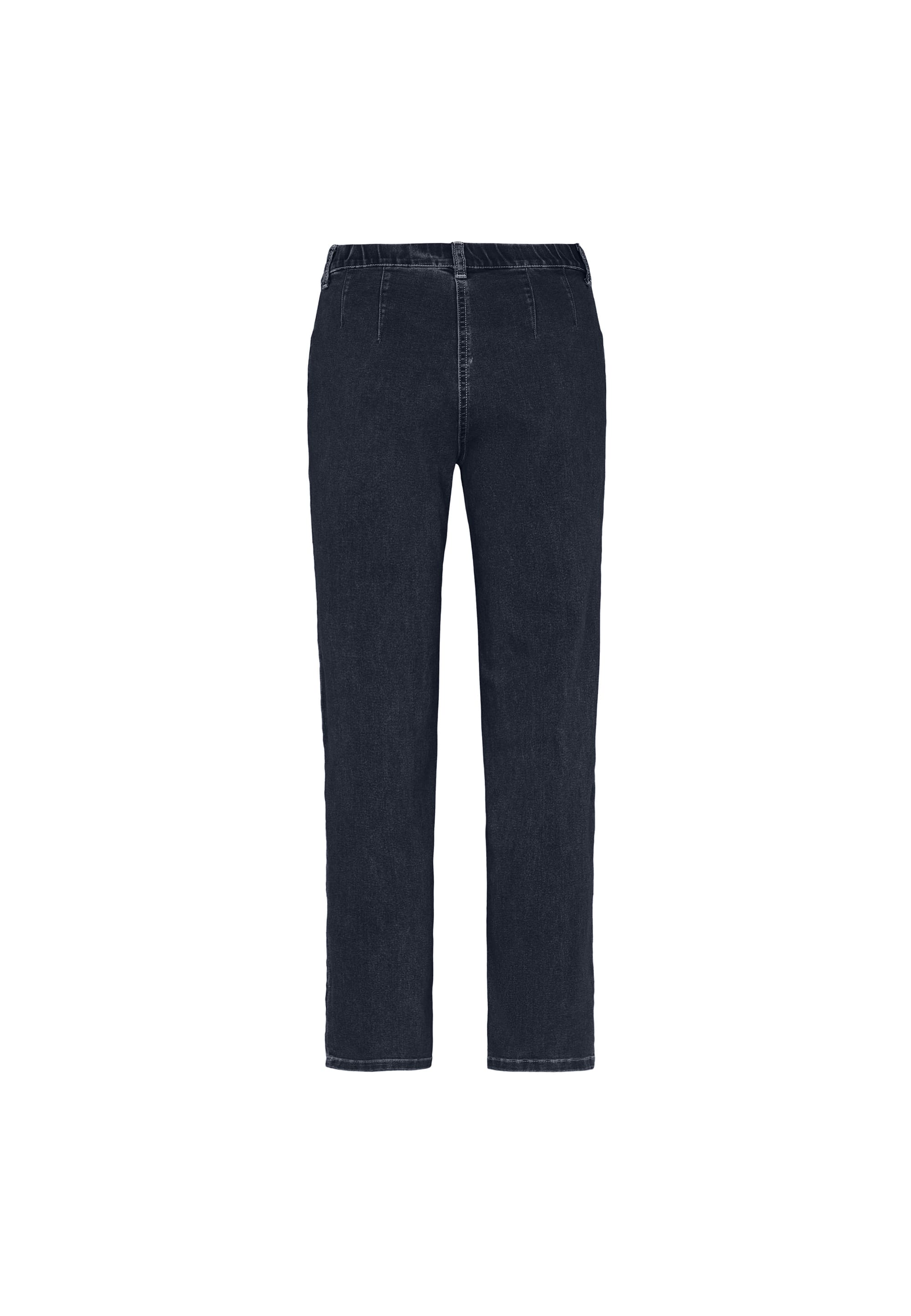 LAURIE Tracy Straight - Medium Length Trousers STRAIGHT 49501 Dark Blue Denim